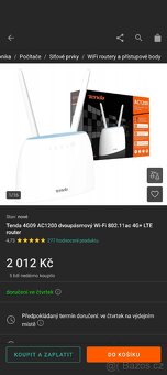 Tenda 4G+ LTE router - 4