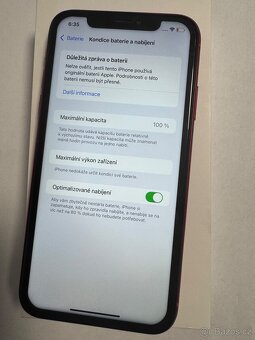 Apple iPhone Xr 64gb Red kondice baterie 100% s kabelem Cen - 4