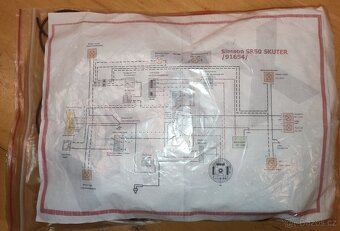 Elektroinstalační svazek pro moped Simson SR50 - 4