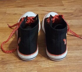 Nové dívčí kotníkové plátěné tenisky v.34 - 4
