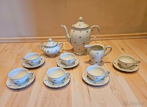 Starožitný čajový set z porcelánu - 4