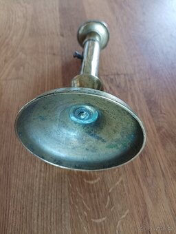 MOSAZNÝ EMPÍROVÝ SVÍCEN BIEDERMAIER 19. STOLETÍ FRANCIE - 4