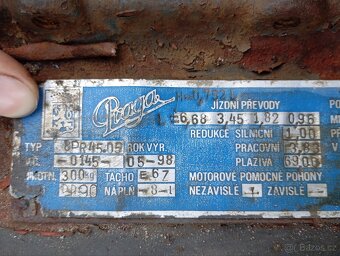 Převodovka Praga UV 80 - 4