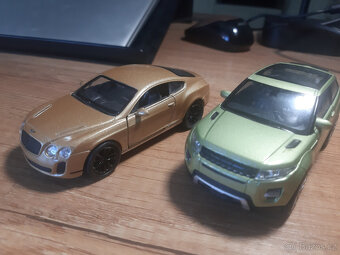 Modely aut, kovové 1:34 cca, Welly, Maisto, VW MK1, Trabant - 4