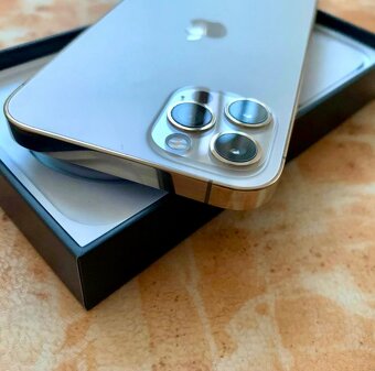 iPhone 12 Pro Max Gold BATERIE 100% TOP - 4