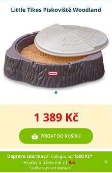 Little Tikes dětské pískoviště Woodland - 4