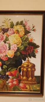 Velký ručně vyšívaný obraz - 4