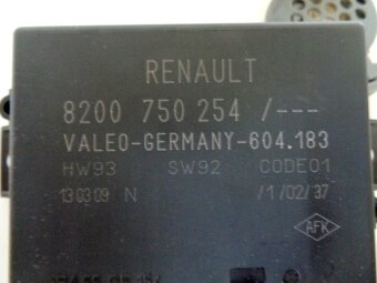 Renault Clio Megane Modus Scenic řídící jednotky - moduly - 4