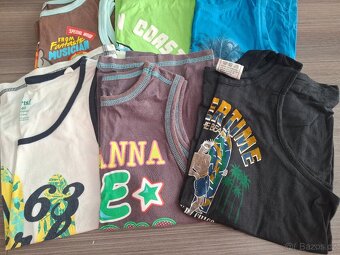 Tílko, tričko bez rukávů vel. 122 - 146 - 4