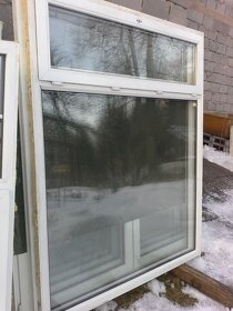 Plastova okna PEVNY FIX ,vrchni dil oteviraci v-217,š-174cm - 4