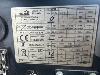 Svářečka MIG/MAG Oerlicon CitoWawe - 4