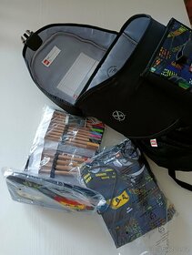 Školní batoh aktovka LEGO, nový 3 dílný set - 4