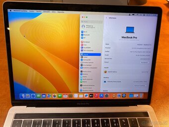 Macbook PRO 13, touchbar, 16GB, 500GB, Bootcamp, baterie - 4