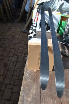 dětské běžky 140 cm s protismykem vazko SNS boty 33 - 4