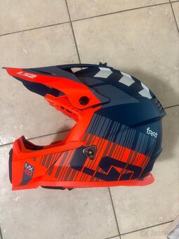 Dětská motokrosová přilba LS2 MX437 Fast EVO Mini - 4