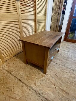 Tv stolek Dub masiv - 4