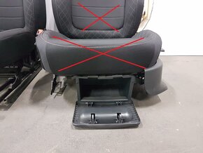 Přední sedadla Škoda Fabia III, LP poškozeno - 4