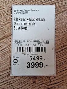 Dámské kolečkové brusle Fila Plume X-Wrap 90 - 4