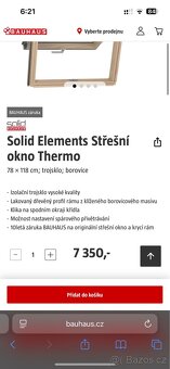 Střešní okno 3sklo - nové - 4