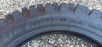 Prodám sadu Michelin Tracker 140/80 18 + 90/90 21 - 4