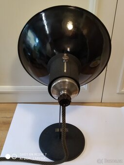 Stará starožitná industriální lampa funkcionalismus - 4