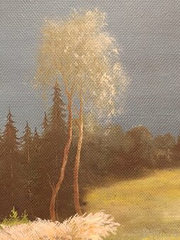 Obraz Olda Šmíd 1965, Úplněk olej 62x83 - 4