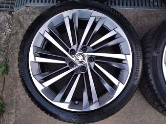 Zimní alu sada Škoda Superb IV 19" 5x112 - 4