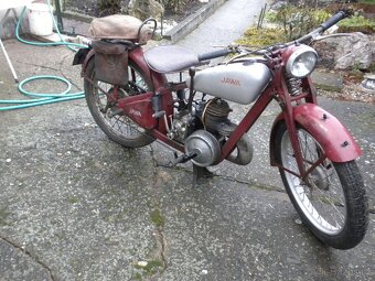 JAWA VILLIERS r.v.1934 bez dokladů dlouhá léta na půdě - 4