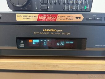SONY MDP-850D LASERDISC CD CDV LD PŘEHRÁVAČ - 4