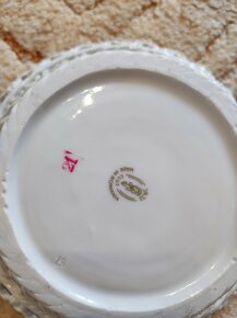 Starožitná porcelánová miska 3ks - 4