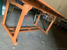 Nový dřevěný rozkládací stůl - 4
