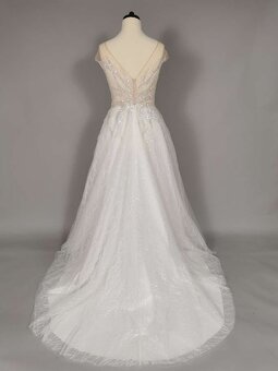 Luxusní nenošené svatební šaty, Artemida - 44 EU (XL) - 4