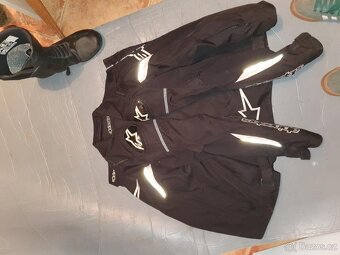 Motorkářská bunda Alpinestars + kalhoty - 4