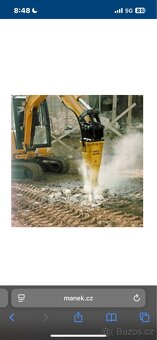 Prodám 2x oškrty (špice) pro Atlas Copco SB552 - 4