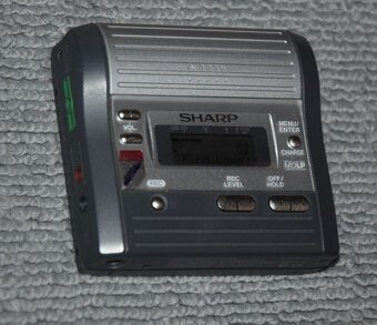 Minidisc SHARP MD-MT290,MDLP, media,sluch, manual, dig.kabel - 4