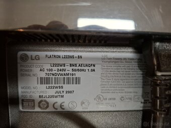 Monitor LG Flatron L222WS-BN - 4