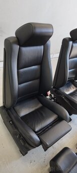 Bmw e34 M5 TOURING kozene predne + zadne sedacky - 4