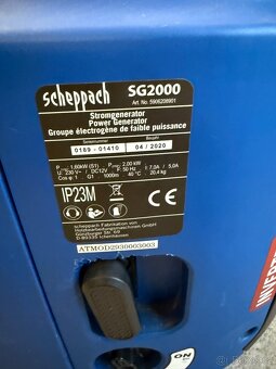 Elektrocentrála invertor sheppach - 4