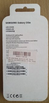Originální Samsung LED zadní kryt pro Galaxy S10e bílý - 4