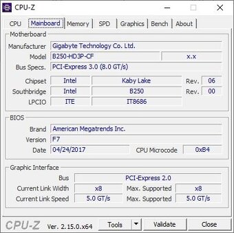 Základní deska Gigabyte GA-B250-HD3P (socket 1151) DDR4 - 4