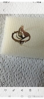 Zlatý dámský prsten - 4