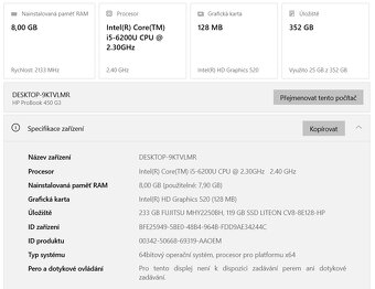 Notebook HP ProBook 450 G3 - 4