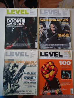 Časopisy LEVEL č. 1 - 4