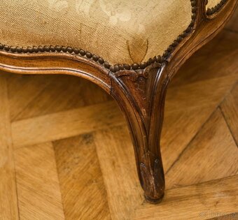 Velká starožitná sofa Ludvík XV - 4