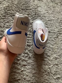 Nike Blazer White/Blue/Grey - 4