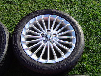 4 XLETNÍ HLINÍKOVÁ KOLA ŠKODA OCTAVIA SCOUT,YETI 225/50 R17. - 4