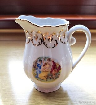 Luxusní porcelánová čajová souprava Bohemia Loučky - 4