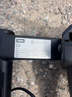 THULE VELOCOMPACT 926 NOSIČ 3 KOL,2 ELEKTROKOL,TOP STAV - 4