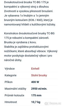 Kotoučová bruska - 4