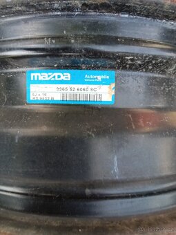 Plechové disky 5x114.3 R16 mazda - 4